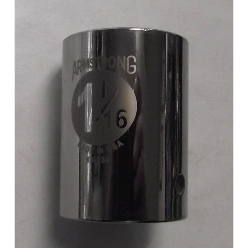Armstrong 13-134 3/4" Drive 1-1/16" 12pt. Socket USA