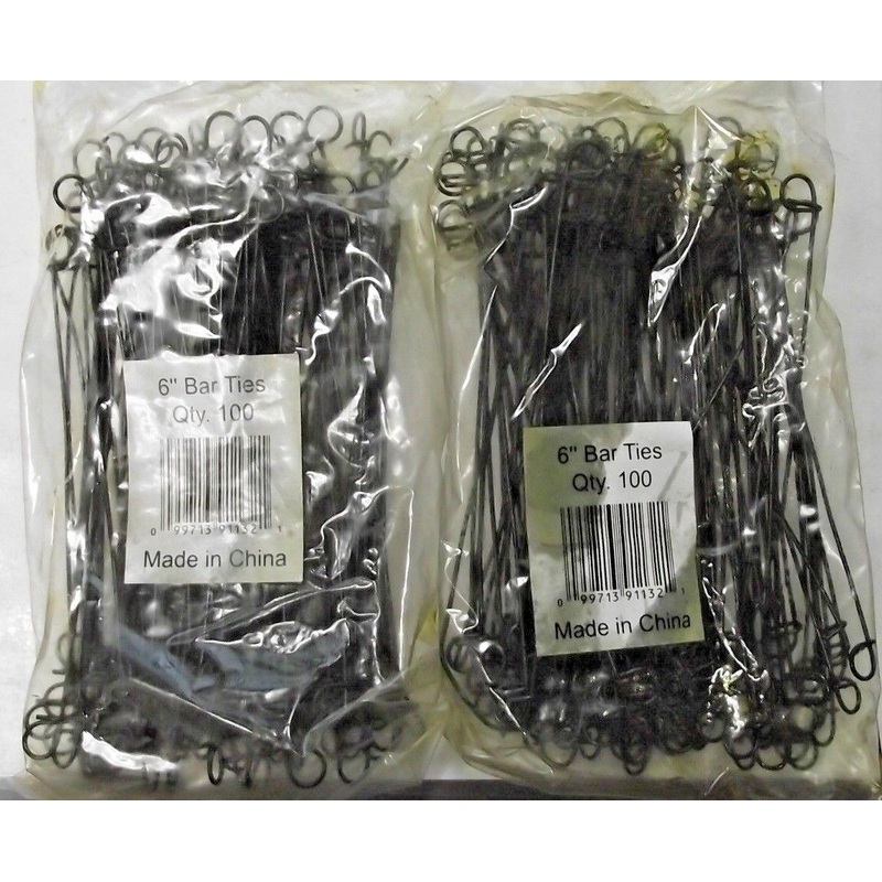 Midwest Air Technologies 901134D 6" Rebar Wire Ties 200pcs.