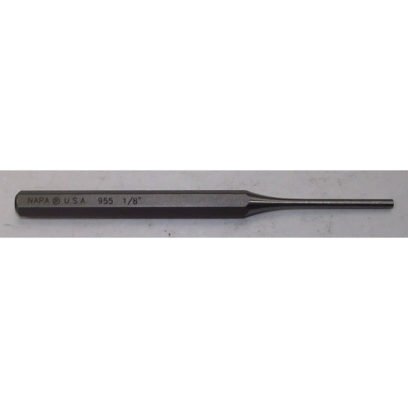 Napa 955 1/8" Pin Punch - 5" Long USA