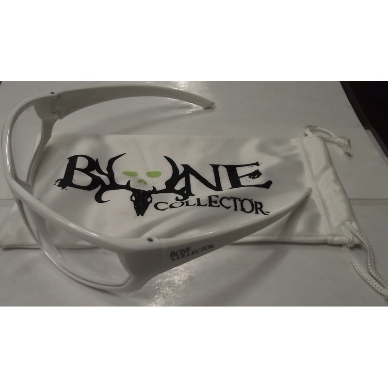 Radians Bone Collector BCCVW0-10ID Shooting Glasses Clear Lens White Frame