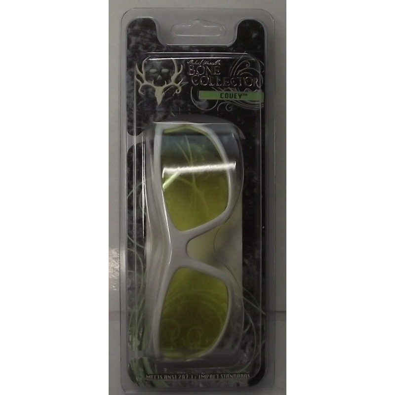 Radians Bone Collector BCCVW0-40CV Shooting Glasses Amber Lens White