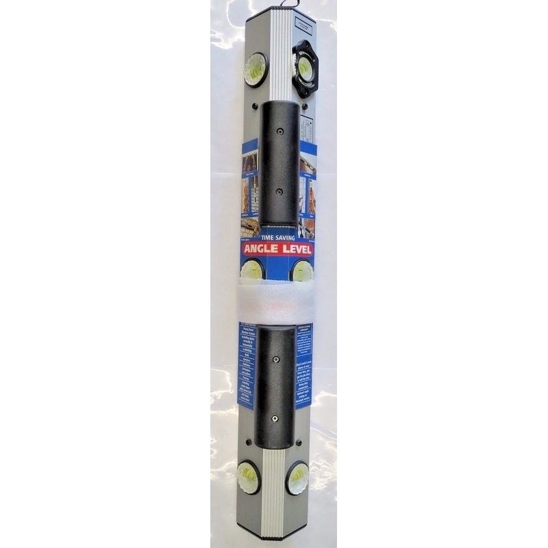 Westward 5ZG61 24"  Aluminum  Angle Level 6 Vials Germany