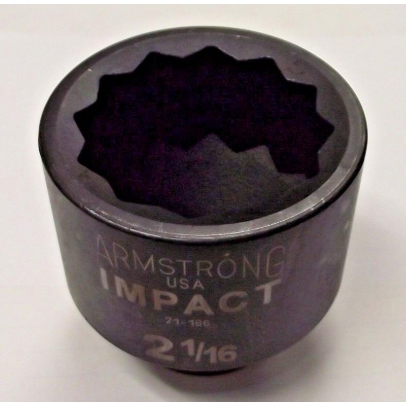 Armstrong 21-166 3/4" Drive 2-1/16" Impact Socket USA