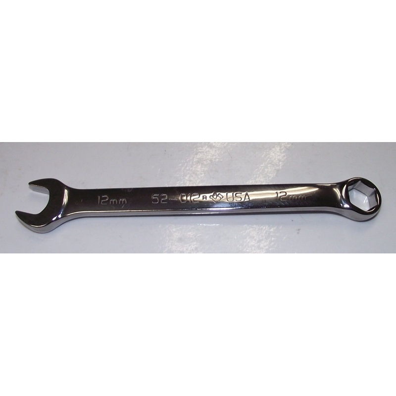 Armstrong 52-012 Metric 12mm 6 Point Full Polish Combo Wrench USA