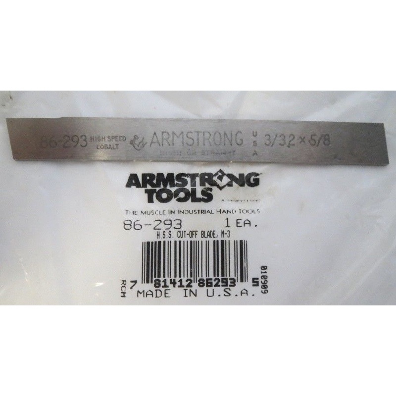 Armstrong 86-293 HSS Cut Off Blade M-3