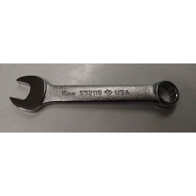 Armstrong S52116 16mm 12 Pt Short Satin Combination Wrench USA