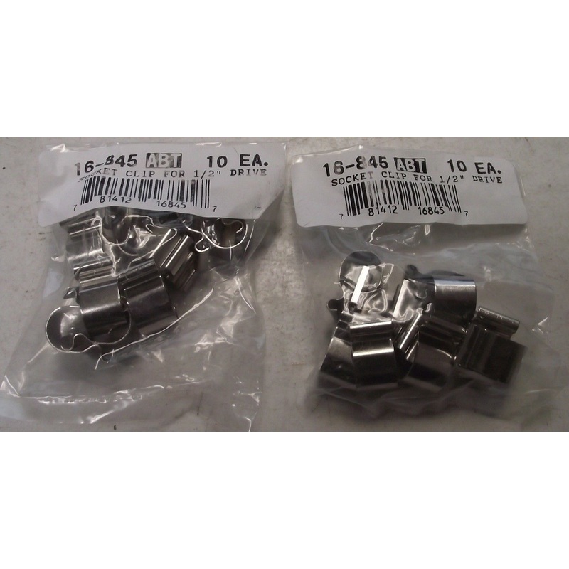 Armstrong Tools 16-845 Socket Clip For 1/2" Drive Socket Rails 20pcs.