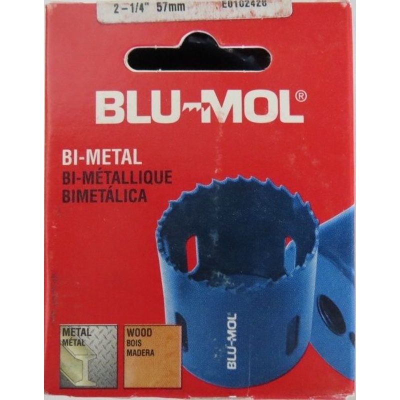 Blu-Mol #536 2 1/4" Holesaw USA Made