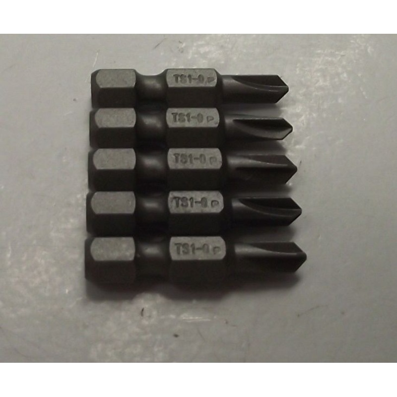 Bosch 2610000958 Torqset Power Screw Bit Tips #0 1-1/4" 5pcs.  B1