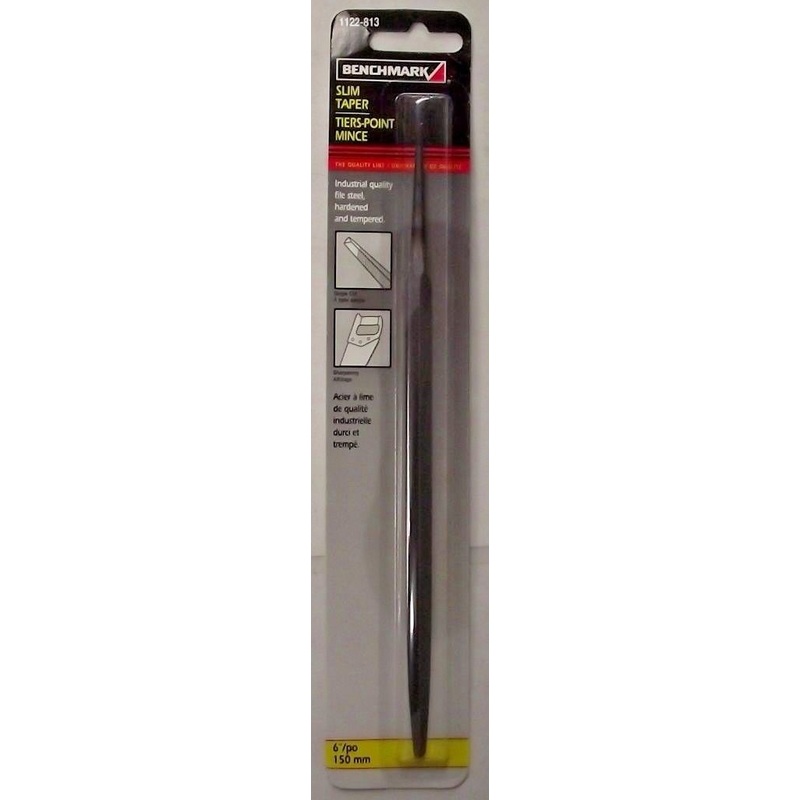 Benchmark 14228N 1122-813 6" Triangular Slim Taper File Without Handle