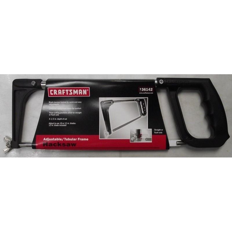 Craftsman 36142 10" or 12" Adjustable And Tubular Frame Hacksaw