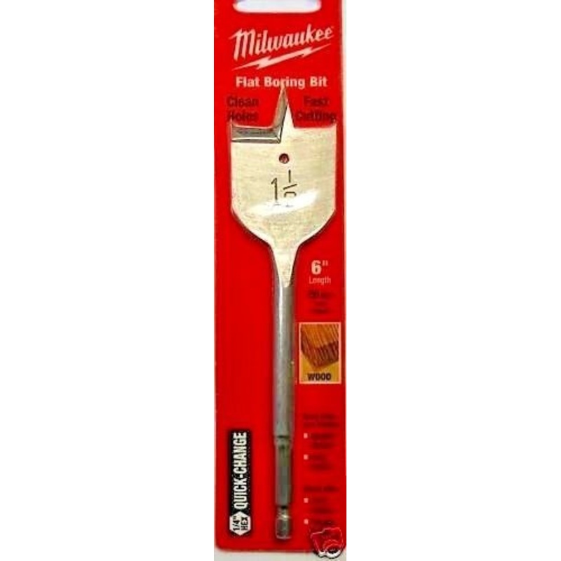 Milwaukee 48-27-1501 1 1/2" Flat Boring Bit