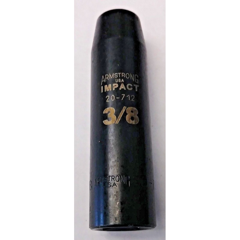Armstrong 20-712 1/2" Drive 8 Point Deep Impact Socket 3/8" USA
