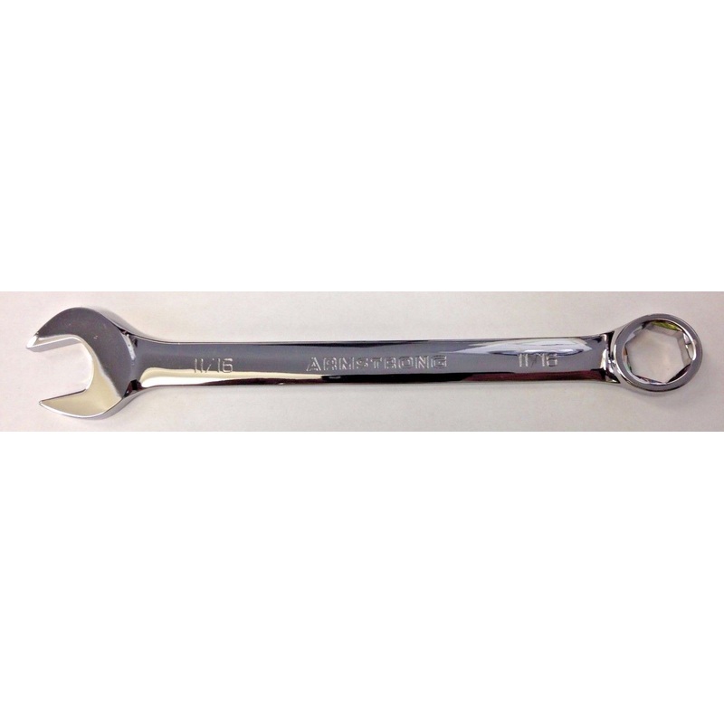 Armstrong 25-022 11/16" Full Polish Regular Combination Wrench 6 Point USA