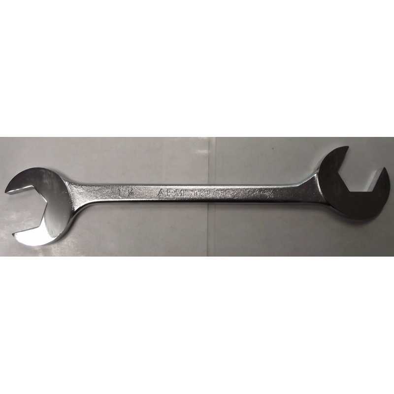 Armstrong 27-856 1-3/4" Open End 15 & 60 Full Polish Angle Wrench USA