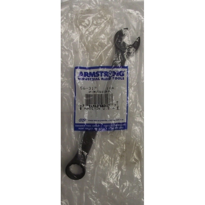 Armstrong 56-317 17mm 12 pt. Black Oxide Combination Wrench USA
