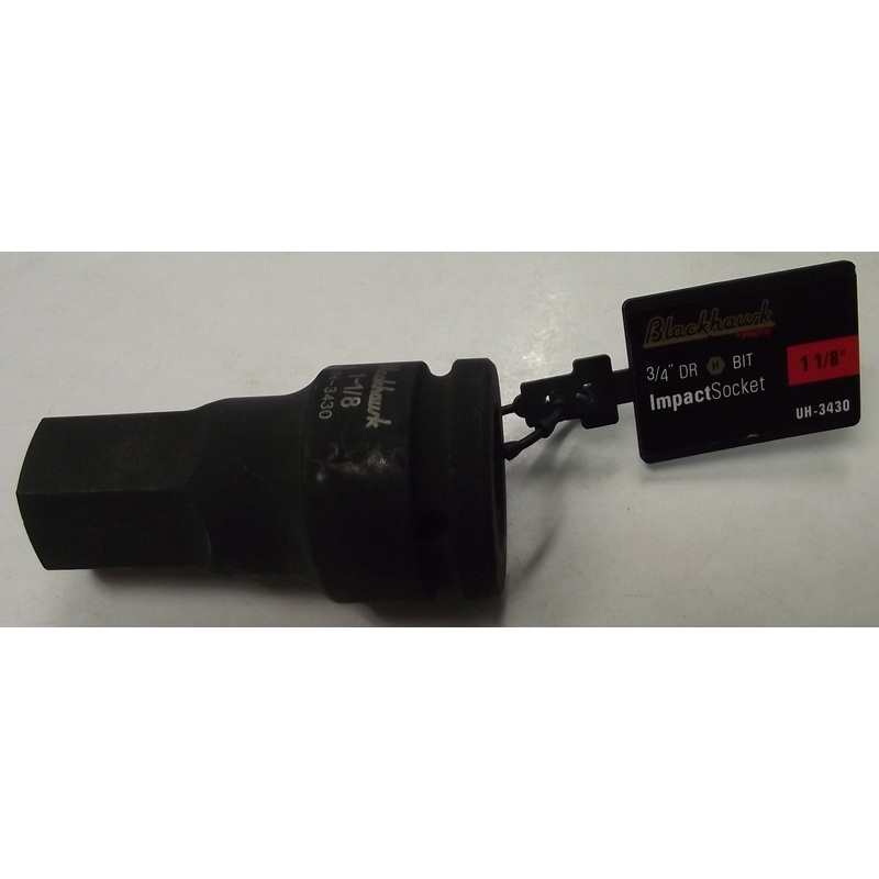Blackhawk Proto UH-3430 1-1/8" 3/4" Drive Hex Bit Impact Socket
