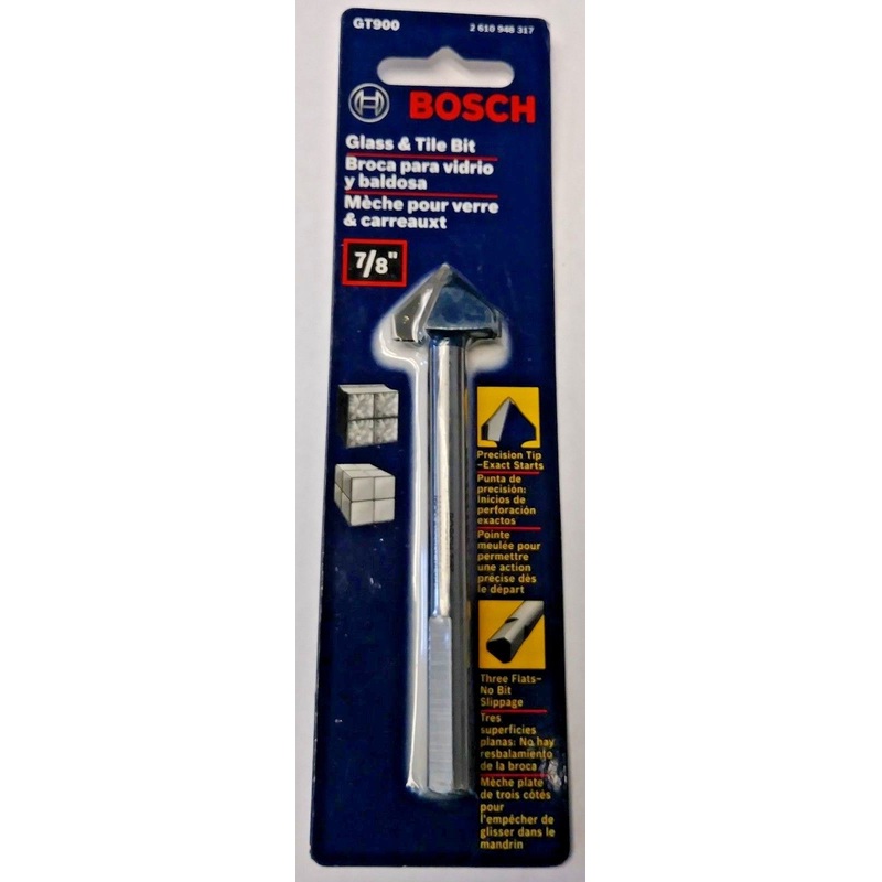 Bosch GT900 7/8" Glass & Tile Bit #I-100