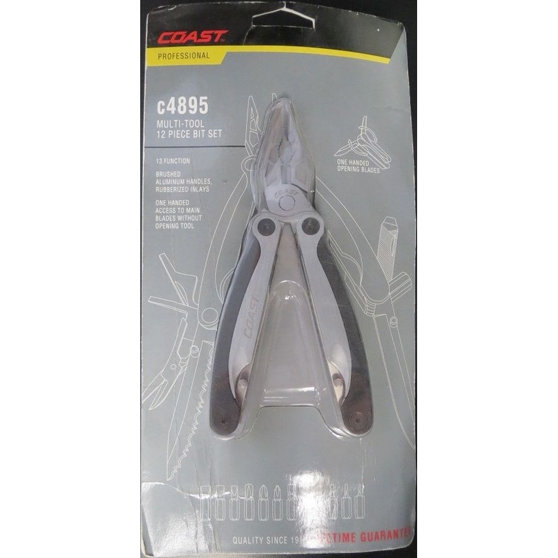 Coast C4895 13 Function Medium Multi-Tool with Bit Set