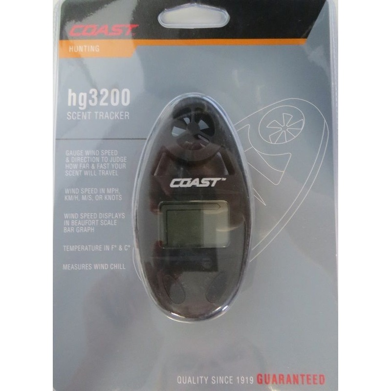 Coast HG3200 Scent Tracker Wind Speed & Temperature Gauge
