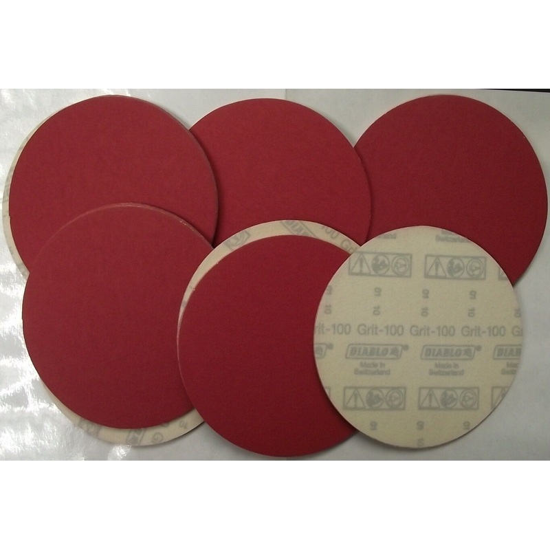 Diablo 2610017921 50 Pack U-Sand Hook & Lock 6" 100 Grit Sanding Discs