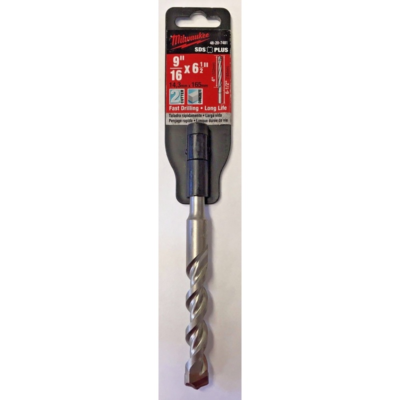 Milwaukee 48-20-7481 9/16" x 4" x 6-1/2" SDS Plus Rotary Hammer Drill Bit