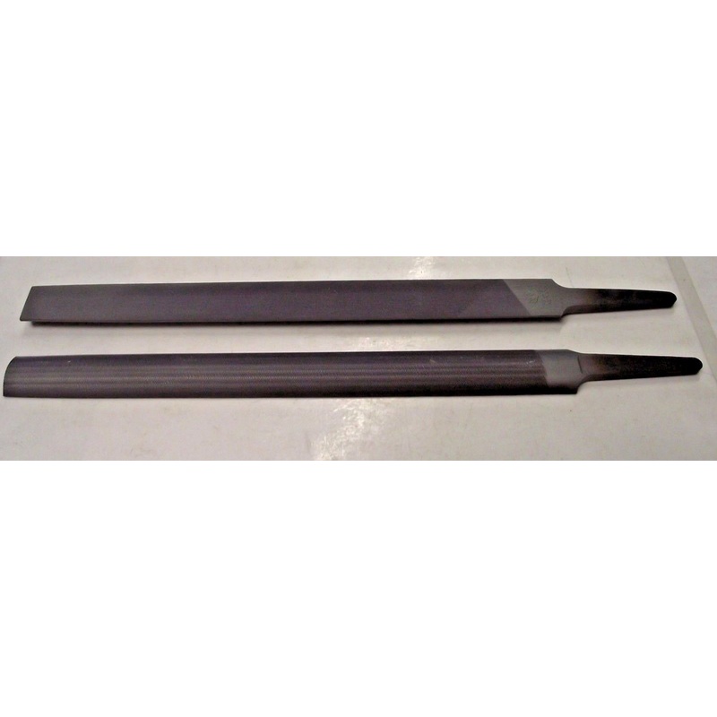 OEM WF&K 13068 8" Half Round American Pattern Smooth File 2pcs.