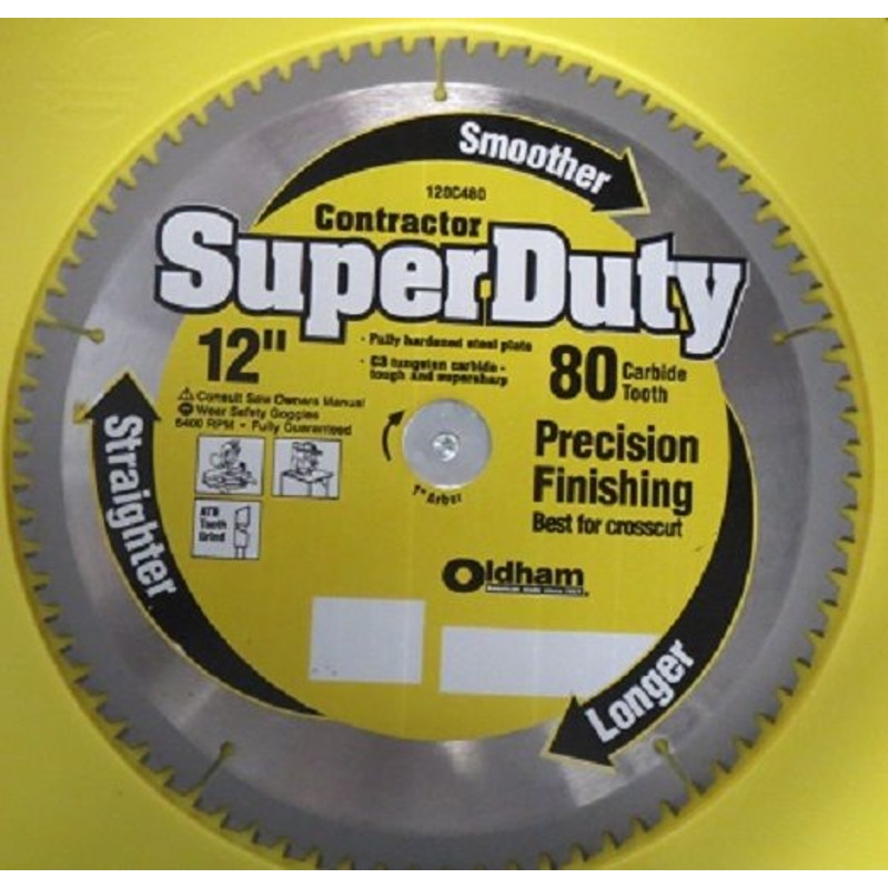 Oldham 120C480 Super Duty 12" x 80 Carbide Saw Blade