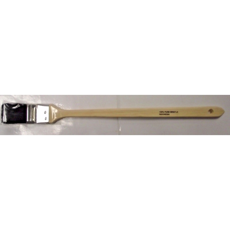 Paint Brush Bent Radiator 41567 1.5" x 18" Synthetic Brush Tin Plated Ferrule