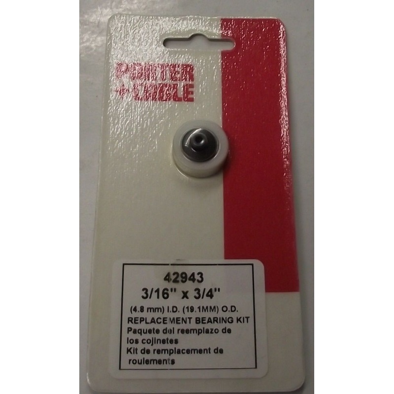 PORTER-CABLE 42943 3/4" Replacement Ball-Bearing Pilot 3/16" Inner Diameter