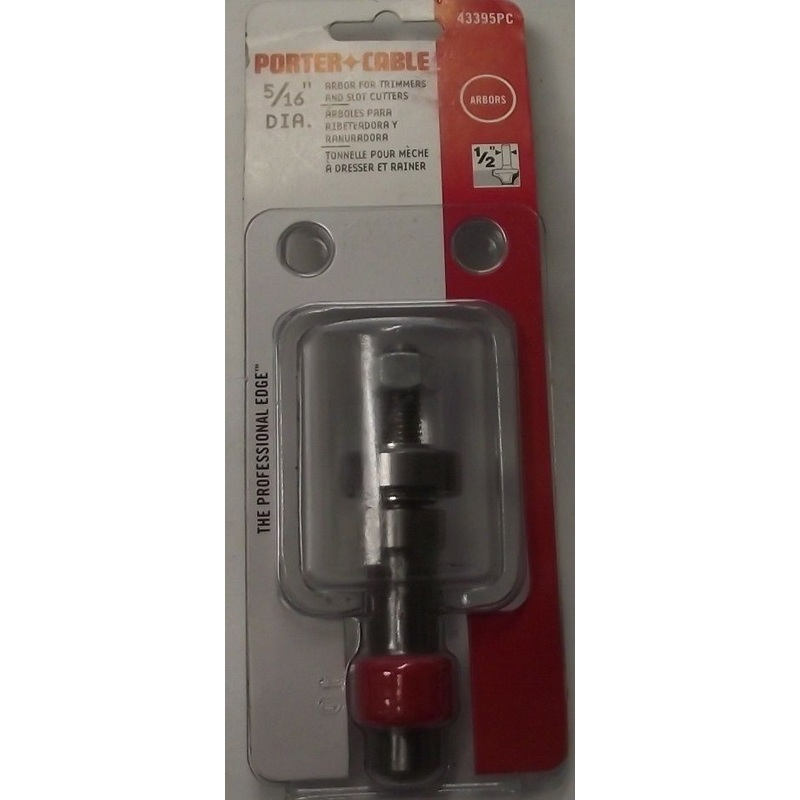 Porter-Cable 43395PC 5/16-Inch Diameter Arbor For Trimmers Slot Cutters USA