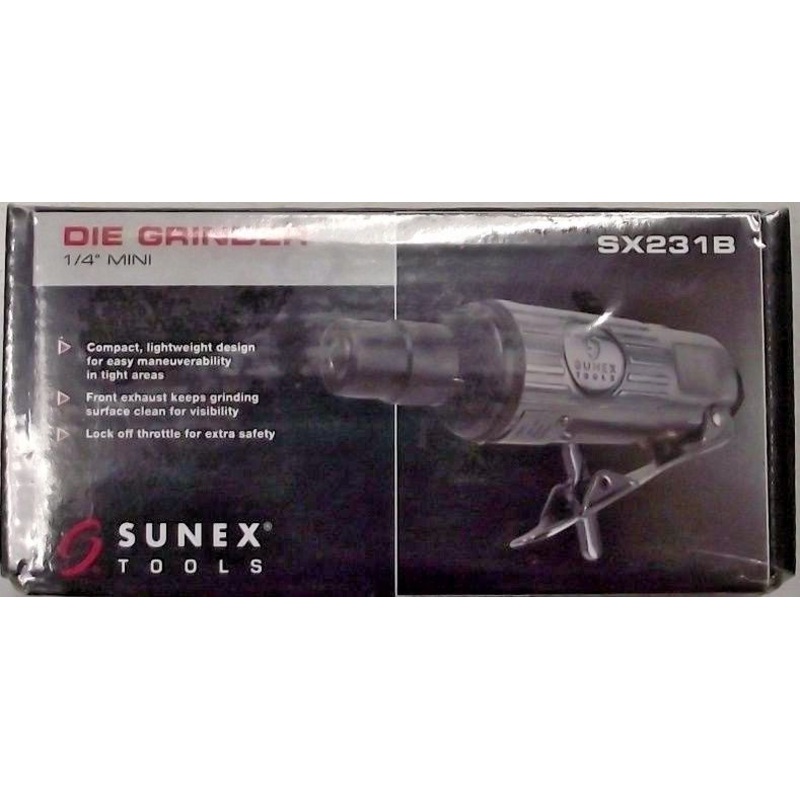 Sunex SX231B 1/4" Mini Straight Air Die Grinder Pneumatic Tools