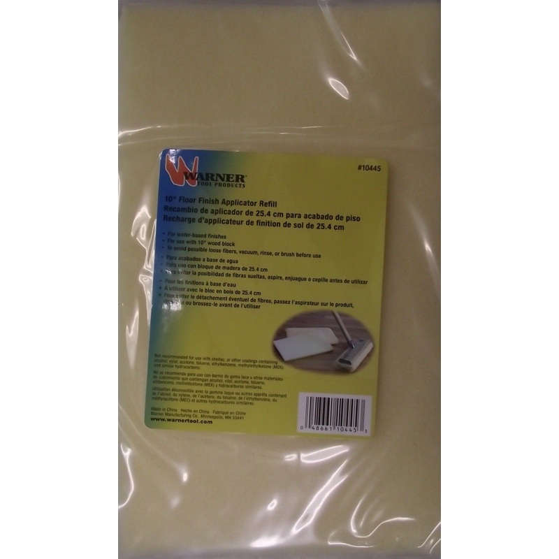 Warner 10445 10" Floor Finish Applicator Refill