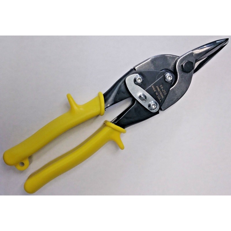 Armstrong 68-255 10" Straight Aviation Snips With Vinyl Grips USA