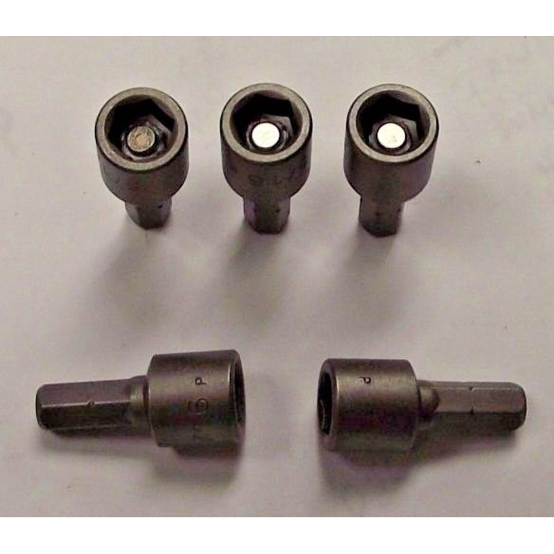 Bosch 38687 5/16" x 1-1/8" Magnetic Nutsetter 5pcs. USA
