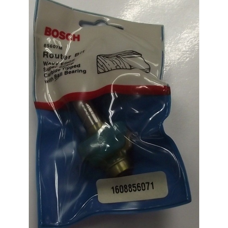 Bosch 85607M Wavy Edge Router Bit 1/2-in Shank W/ Ball Bearing USA