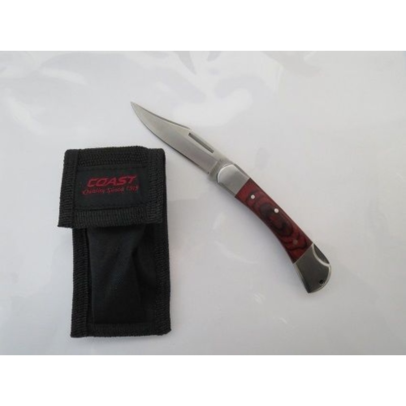 Coast C102 Knife Stainless Steel Lockback Knife 6-3/4 Overall