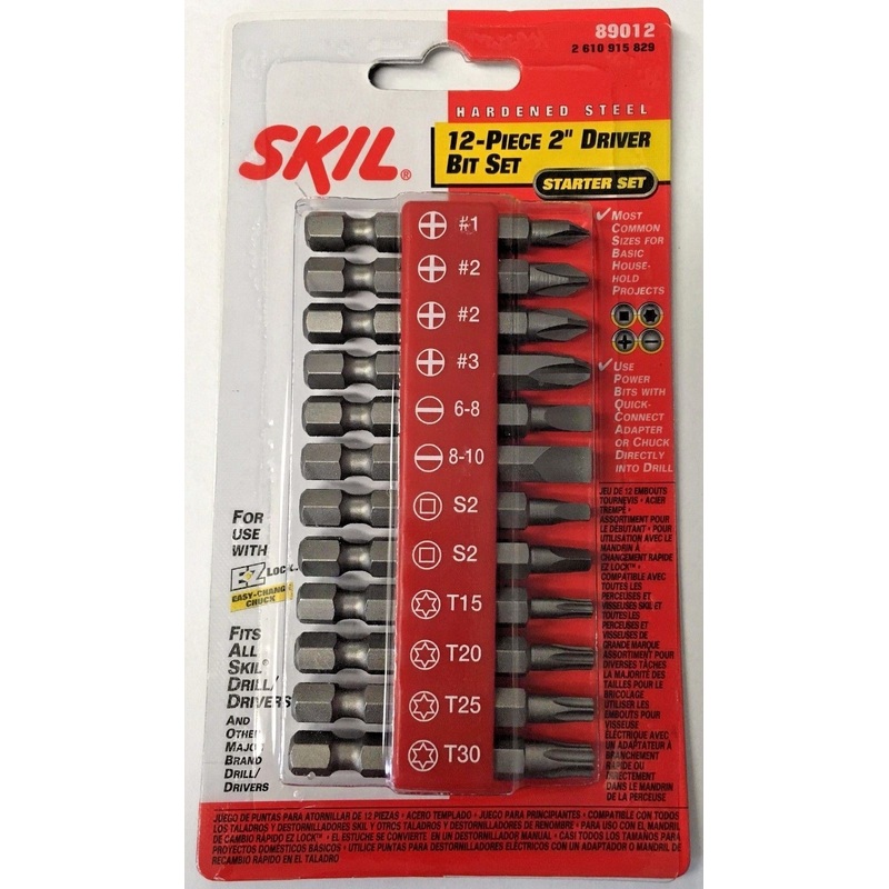 Skil 89012 12 Piece 2" Driver Bit Set