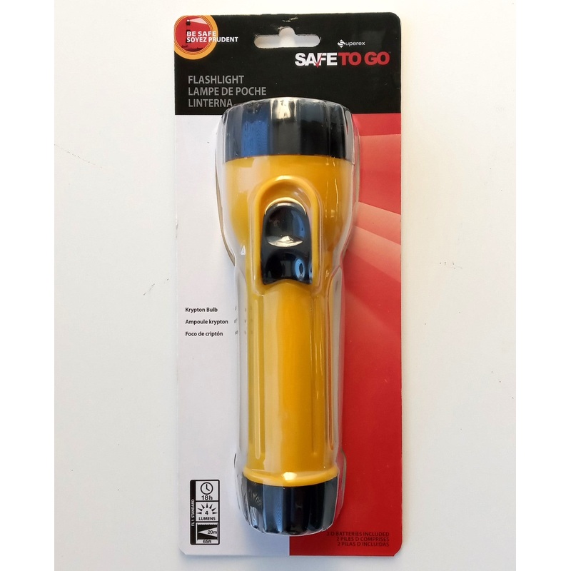 Superex SAFE TO GO FLS-0080 Krypton Flashlight