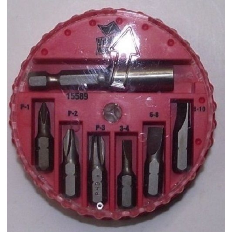 Vermont American 15589 7pc All Purpose Spin-A-Bit Screw Tips & Extension