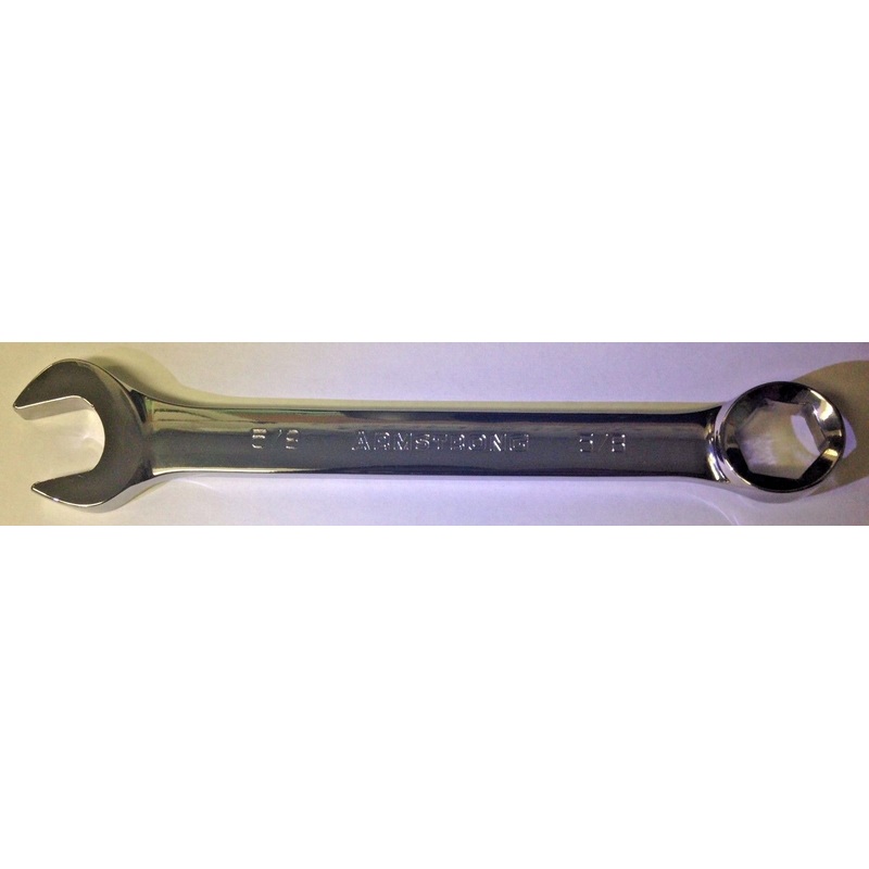 Armstrong 28-220 5/8" Full Polish Combination Flare Nut Wrench 6 Point USA