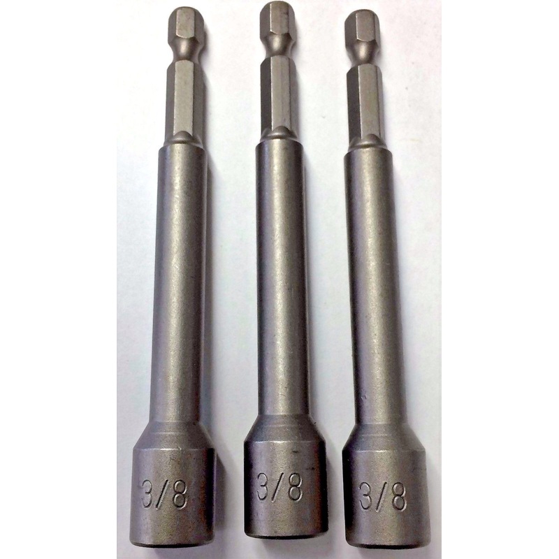 Bosch 3/8" x 4" Long Magnetic Nutdriver 338643 3PCS