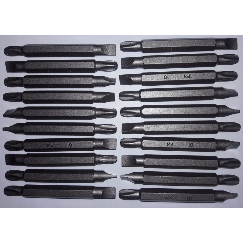 Bosch #3 Phillips #10 Straight 2 Sided Power Screw Tips 2610934864 20PCS