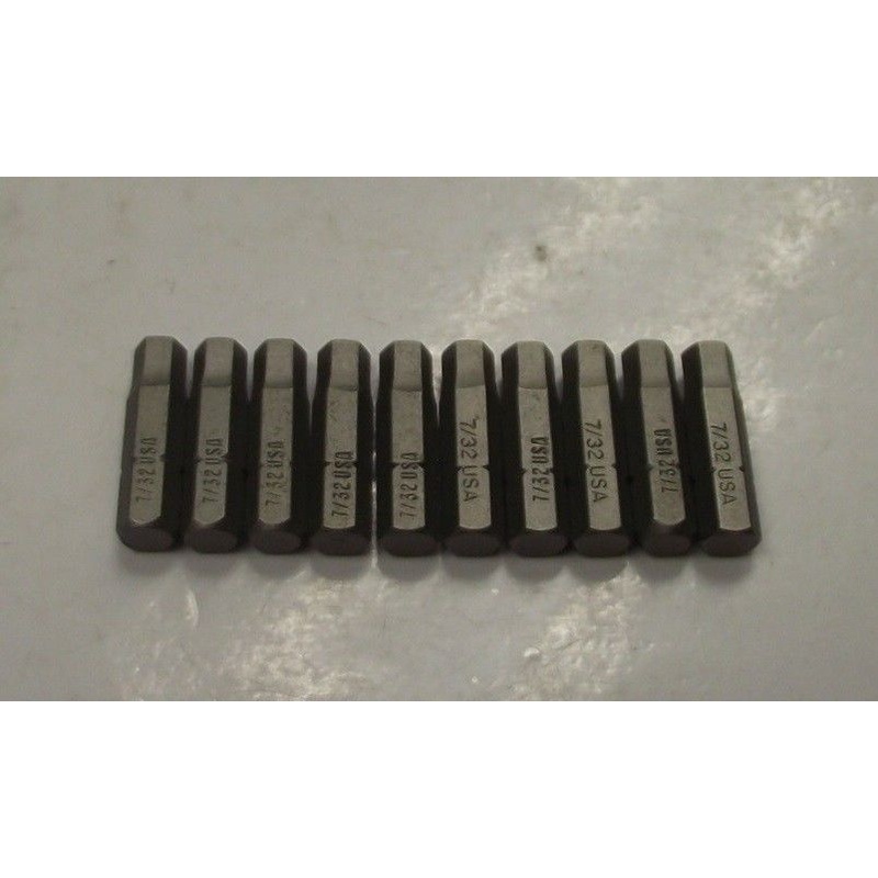 Bosch 7/32" Allen B Insert Power Screw Tips 10pcs. 1609433438 27101