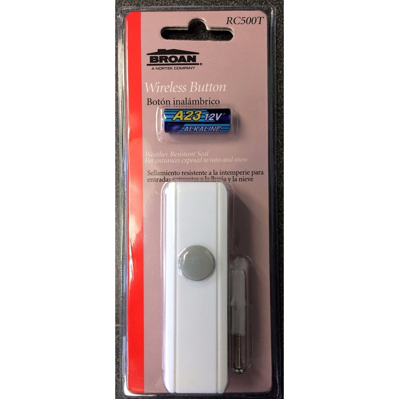 Broan RC500T Wireless Doorbell Button