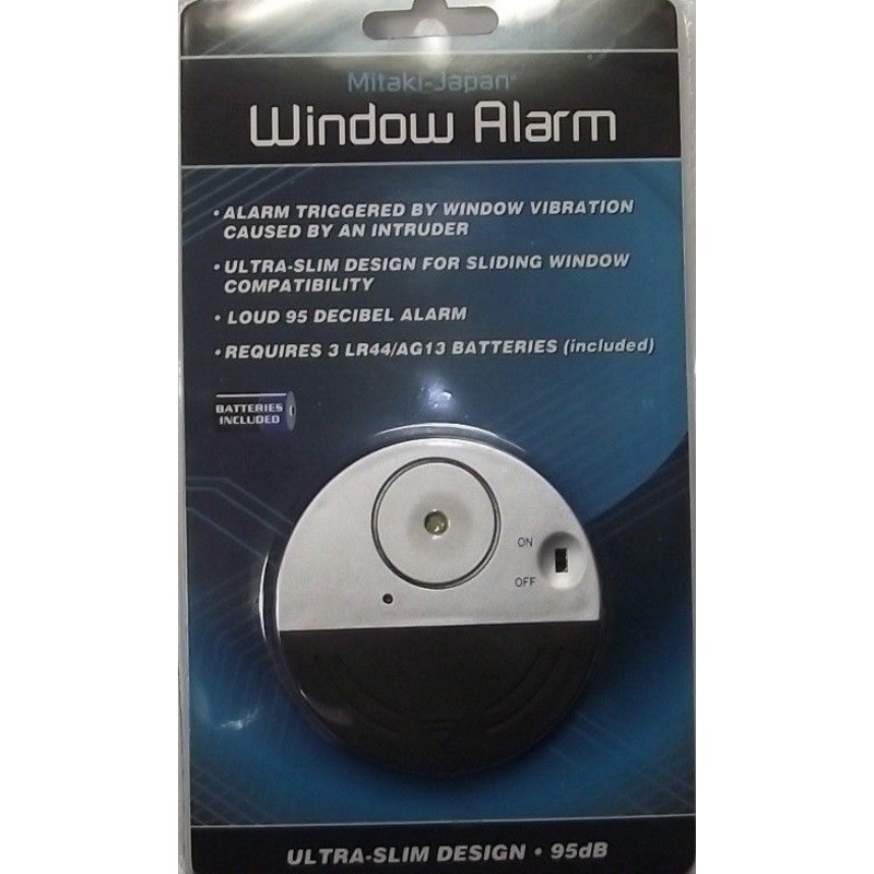 Mitaki-Japan ELWNDW 99985 Ultra Slim Window Alarm 95 Decibel