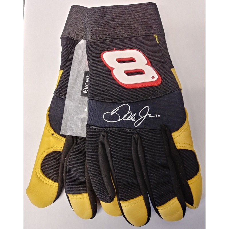 Nascar 05341001 #8 Dale Earnhardt Jr. Deer Skin Palm Gloves Small