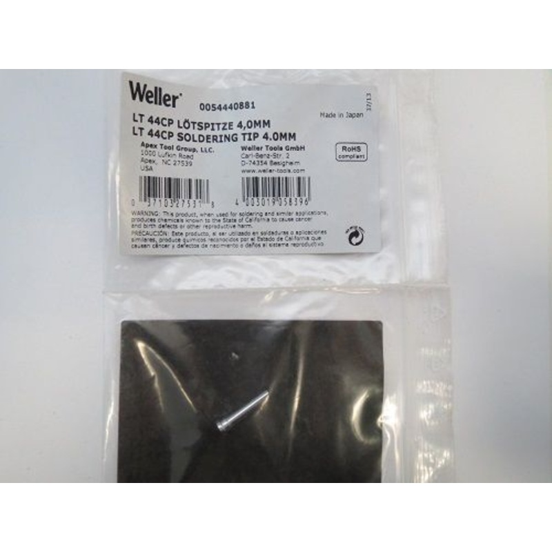 Weller 0054440881 LT 44CP Soldering Tip 4.0MM