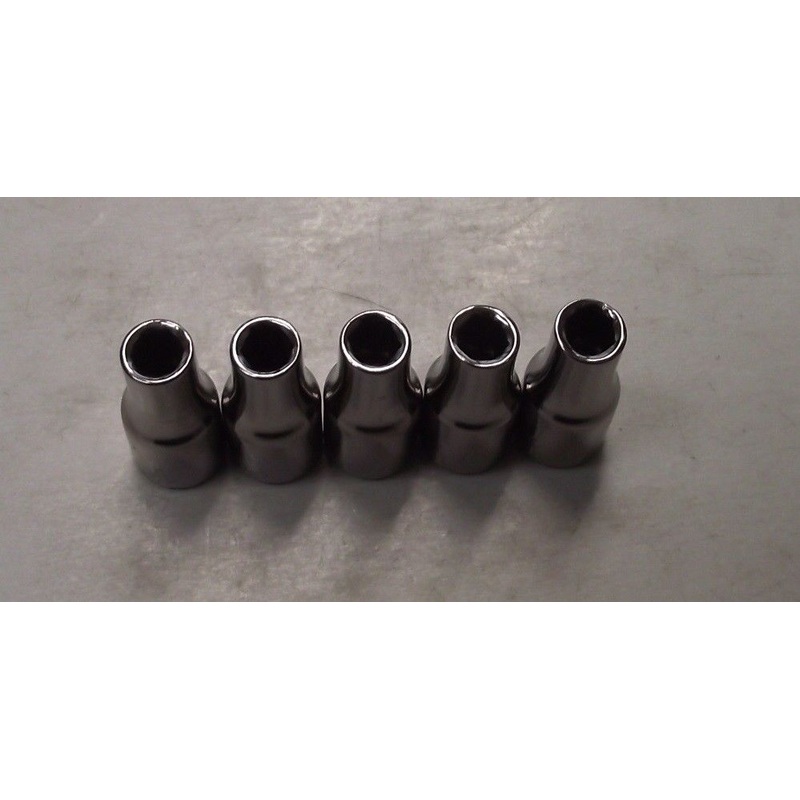 Apex Danaher L511060 1/4" Drive 3/16" 6pt. Sockets 5pcs. USA