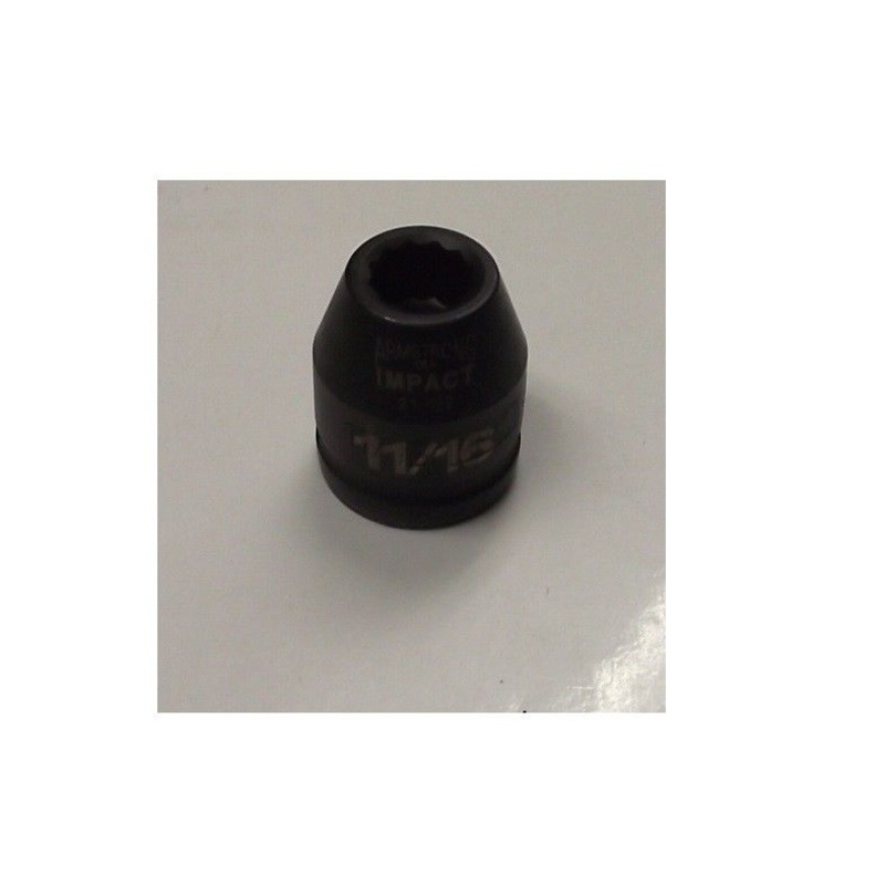 Armstrong 21-122 3/4-Inch Drive 12 Point 11/16-Inch Impact Socket USA